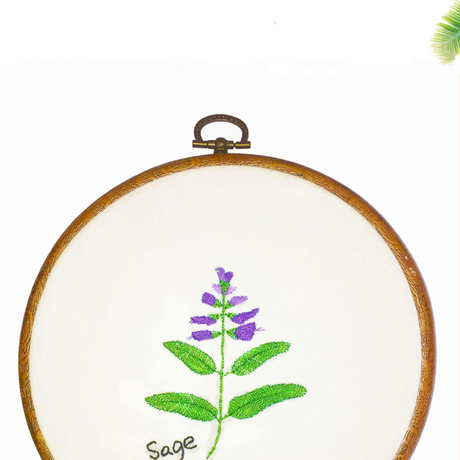 Embroidery Hoop Cross Stitch Circular Frame Round Hanging DIY Sewing Tools