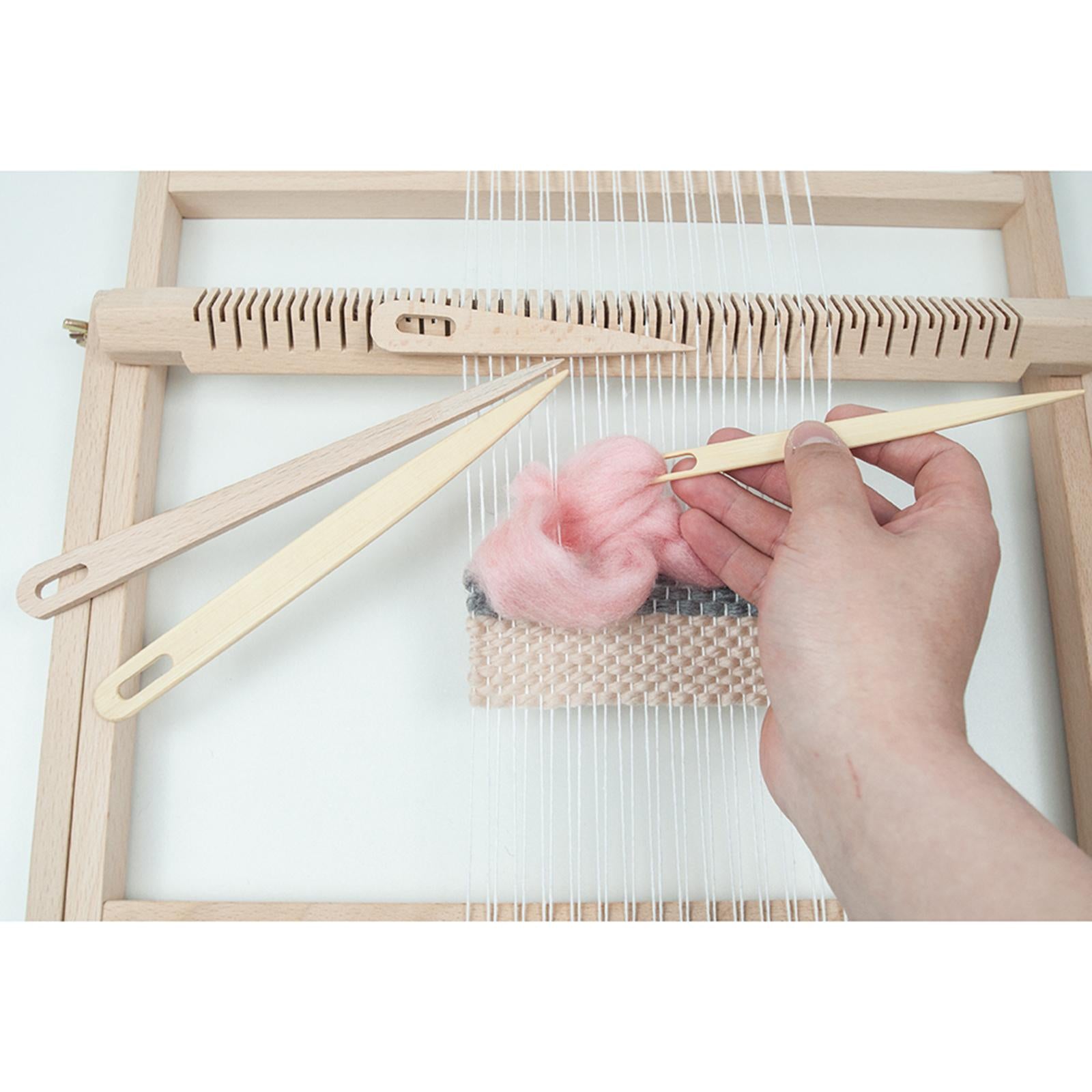 Weaving Tool Kit for Loom DIY Tapestry Making Craft Knitting Crochet Needle