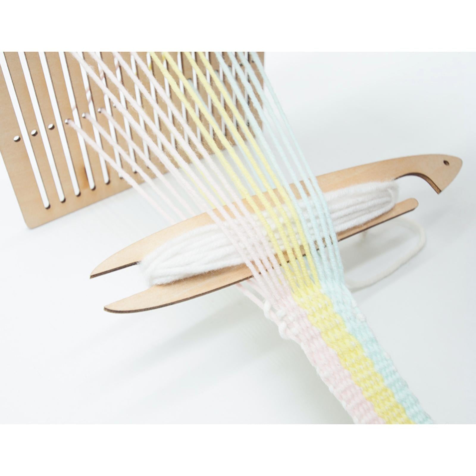 Wooden Weaving Looms Kit DIY Tapestry Rug Loom Machine for Adults Beginners