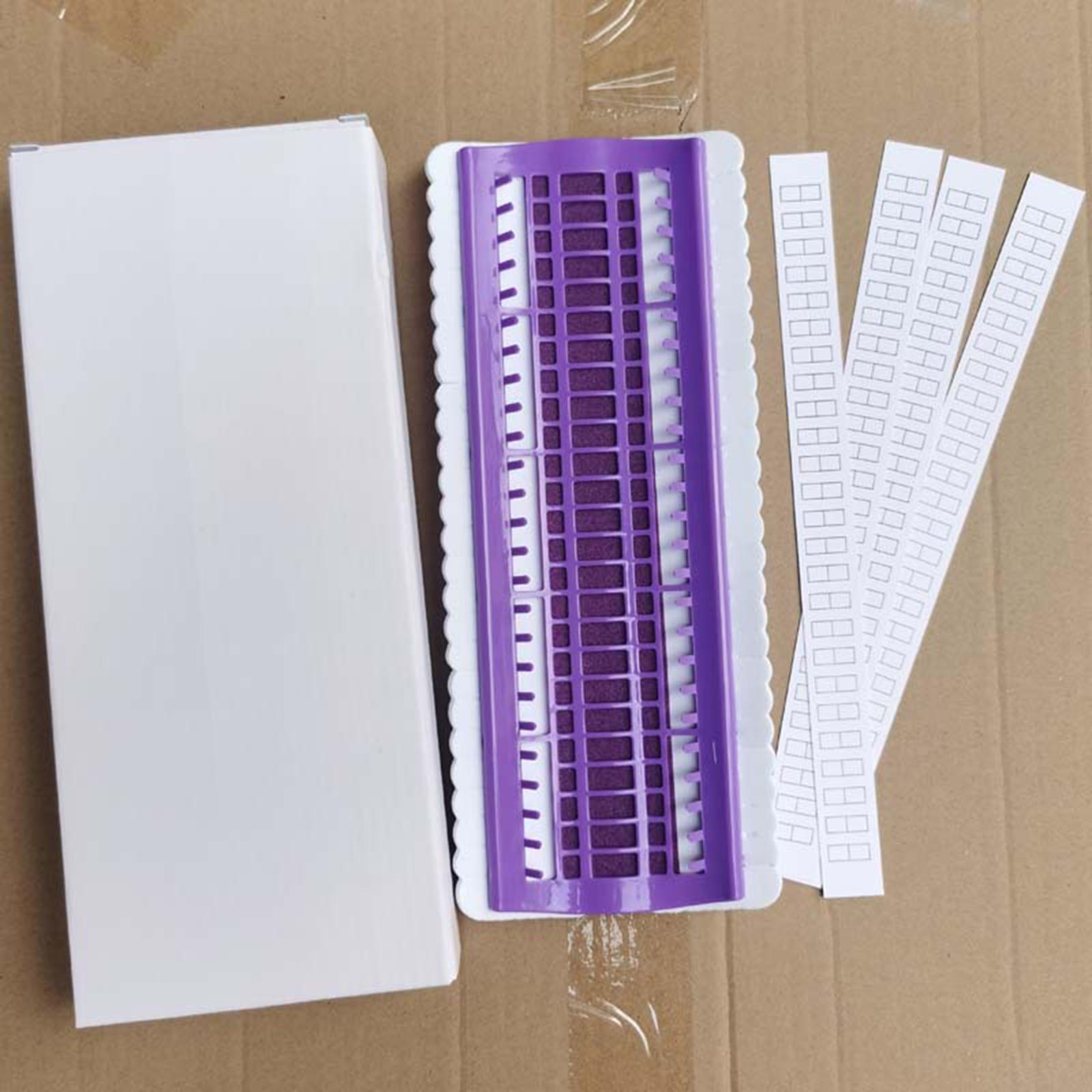 Embroidery Floss Organizer Cross Stitch Thread Organiser Sorting Card Purple