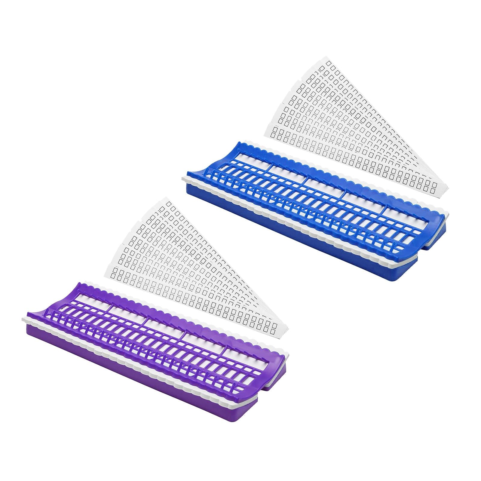 Embroidery Floss Organizer Cross Stitch Thread Organiser Sorting Card Purple