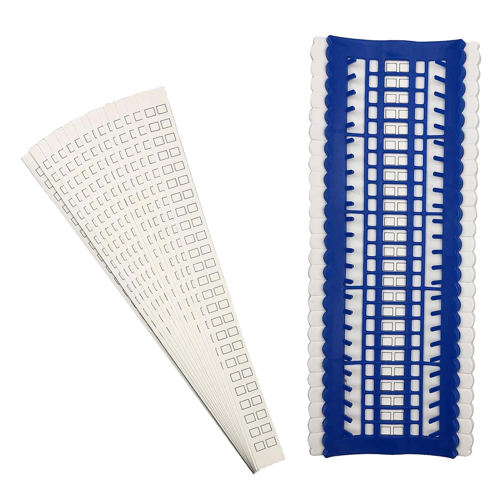 Embroidery Floss Organizer Cross Stitch Thread Organiser Sorting Card Blue