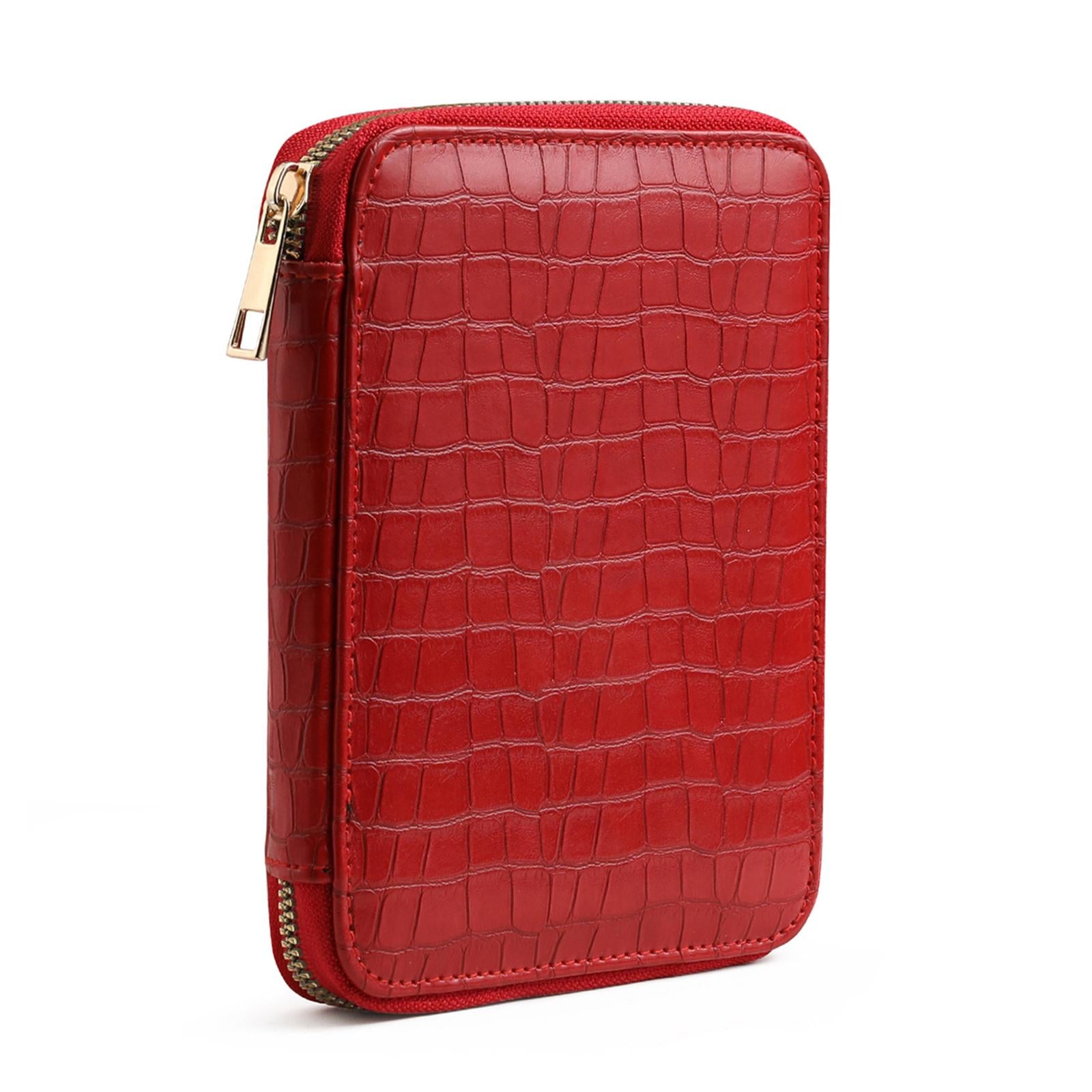 All In one Crochet Hooks Circular Needles 2.75mm-10mm Weaving Tools Red