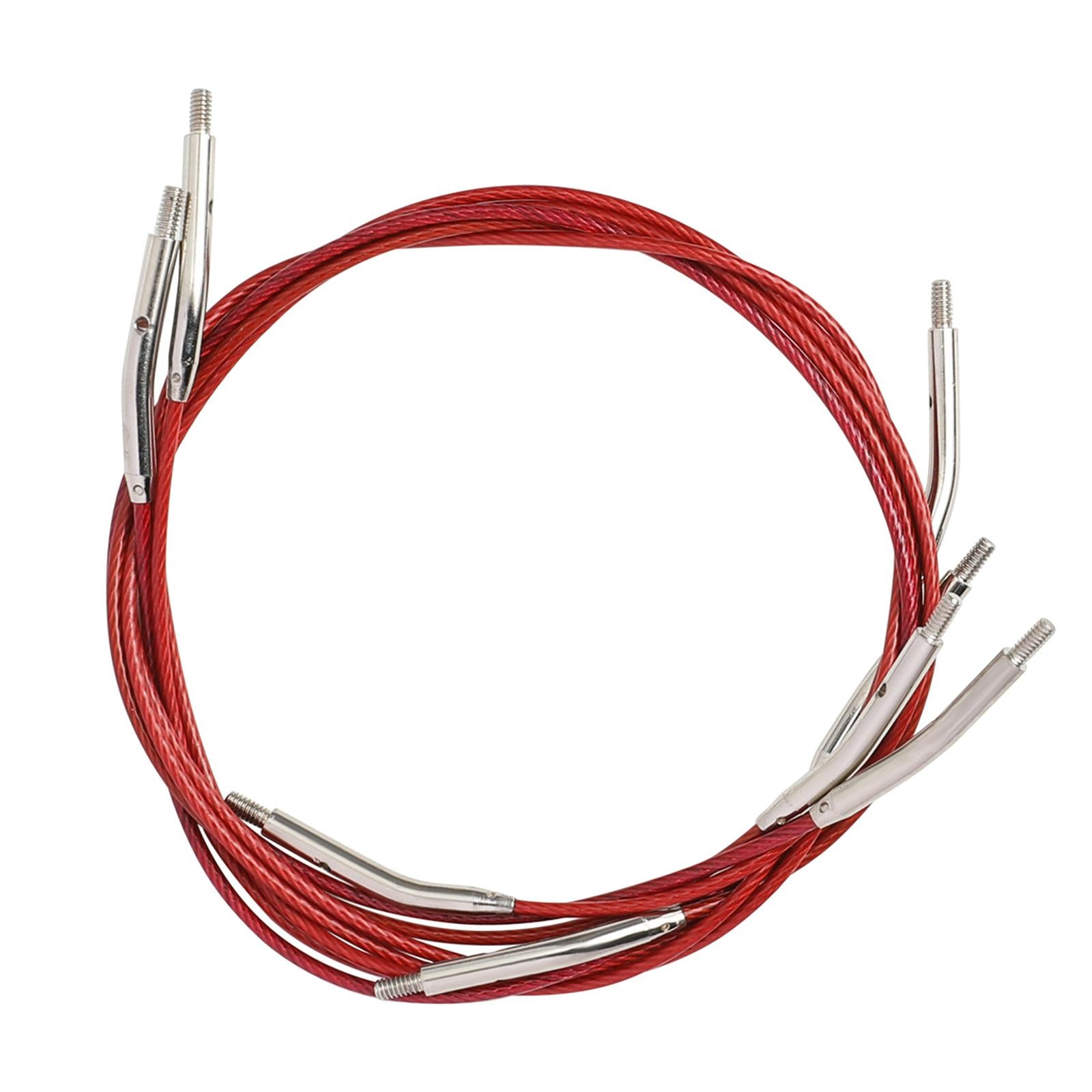 All In one Crochet Hooks Circular Needles 2.75mm-10mm Weaving Tools Red