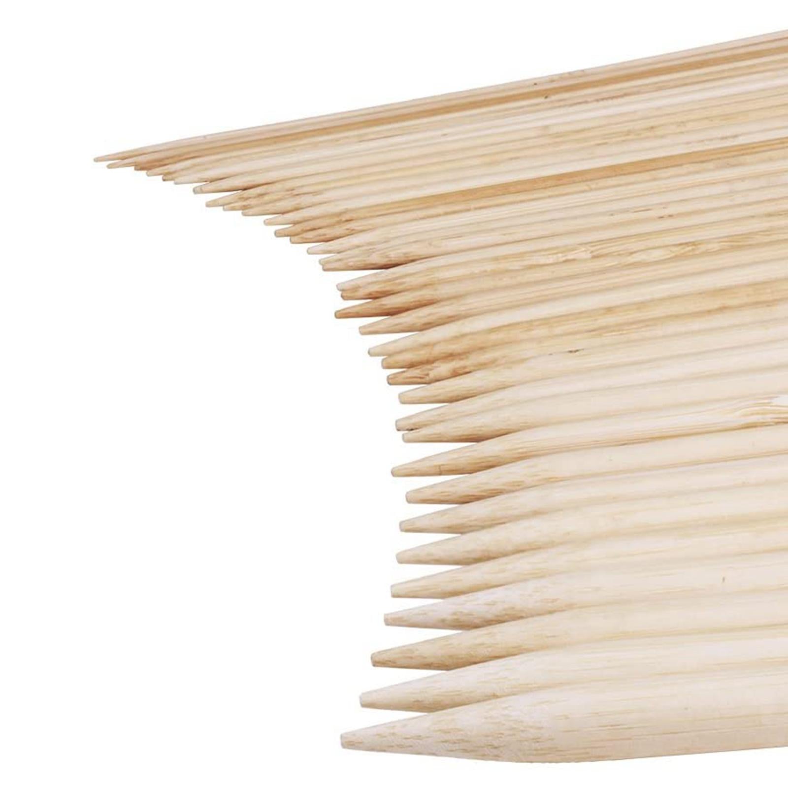 Knitting Needles Set Premium Bamboo Circular Ruler Tools for DIY Weave Rug