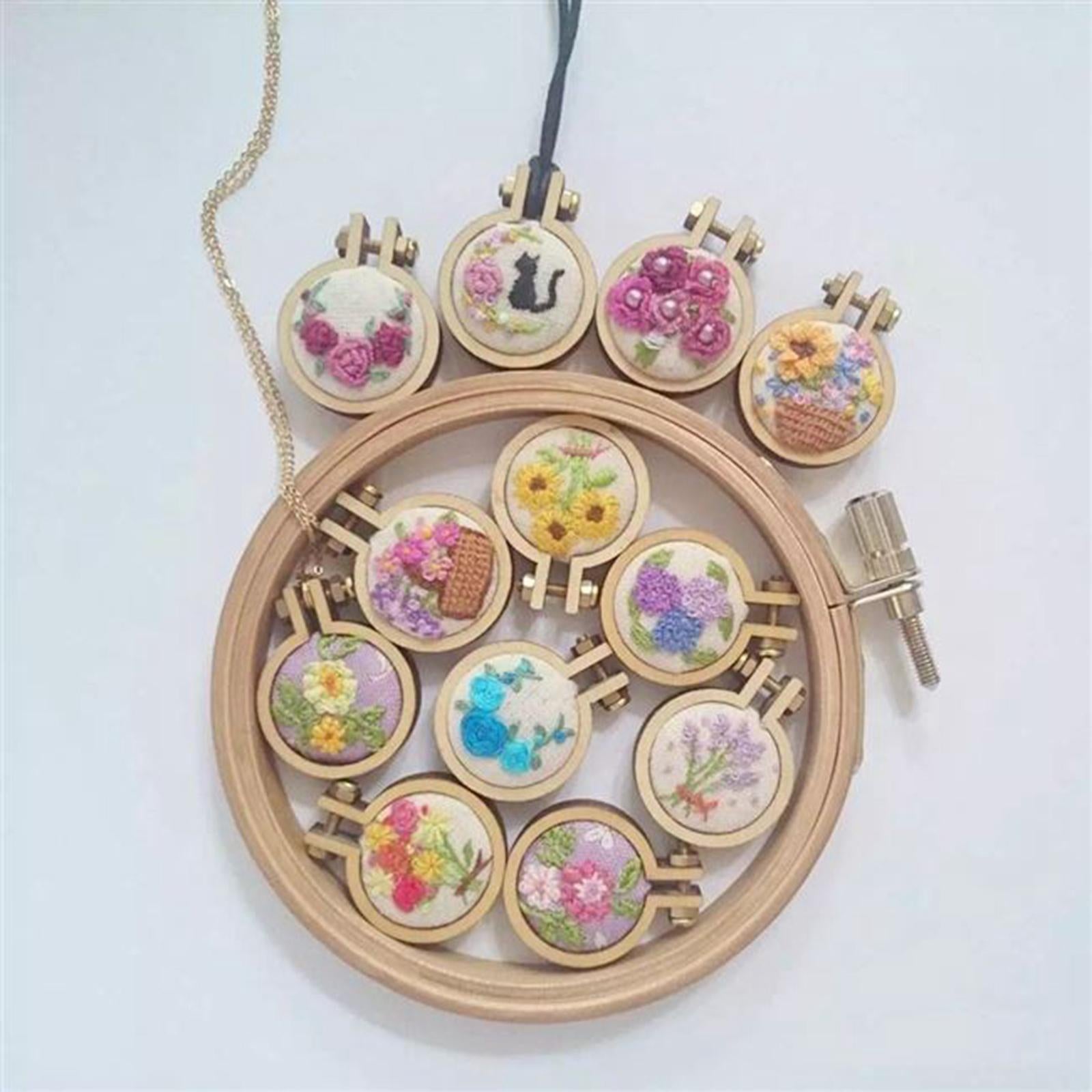 Animal Shape Tiny Embroidery Hoop for Handy Sewing Cross Stitch Frame Arts