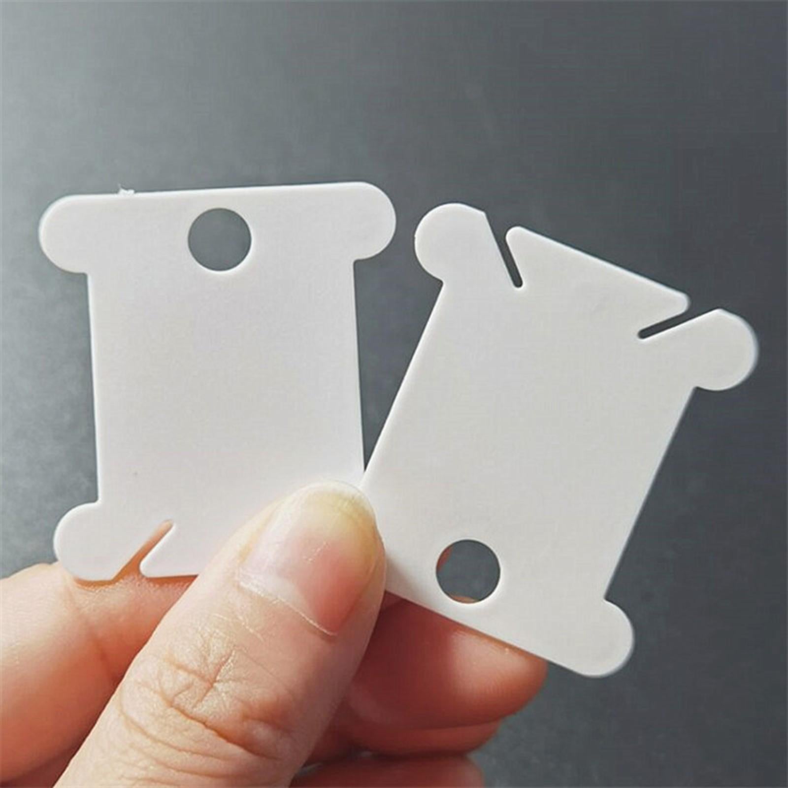 Plastic Floss Bobbins Thread Cards for Bobbins Winder Sewing Machine 125pcs