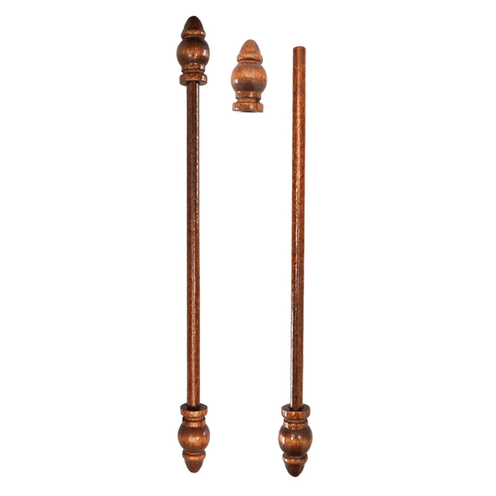 2x Tapestry Hanging Poles Drawings Paintings Portraits Wall Art Hanger Rod