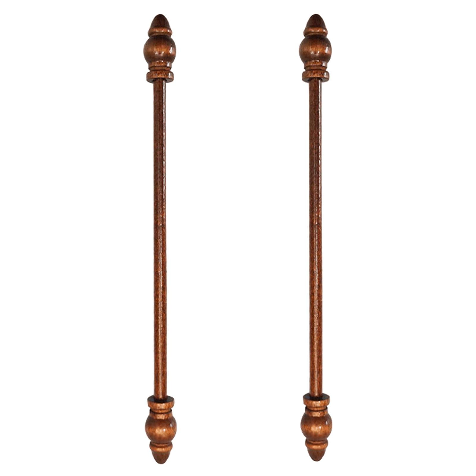 2x Tapestry Hanging Poles Drawings Paintings Portraits Wall Art Hanger Rod