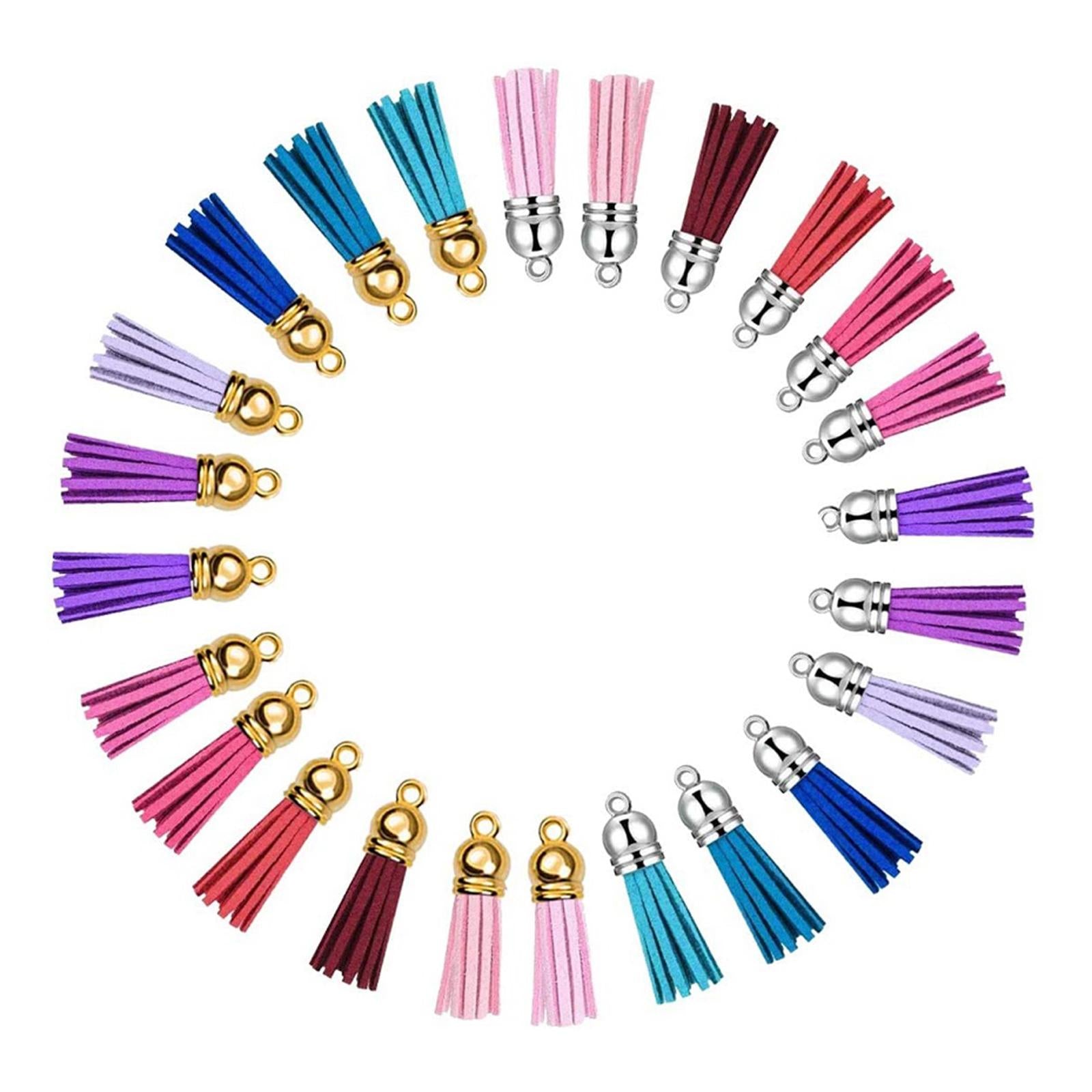 150pcs/Set Keychain Blanks Tassels DIY for Keychain Crafts Keepsake Making