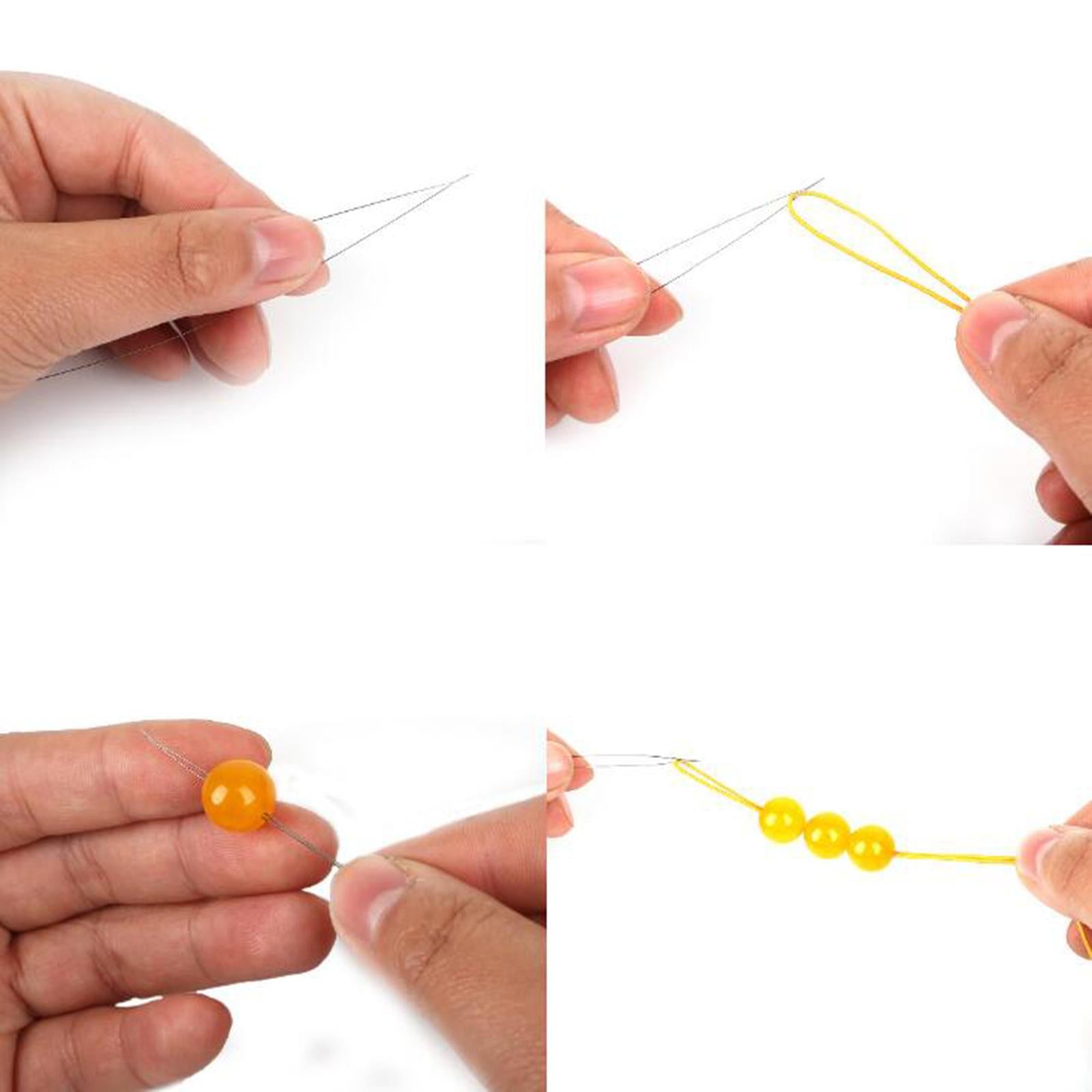 Beading Needles Assorted Size Necklace Threading Tool Thin Needle 30pcs