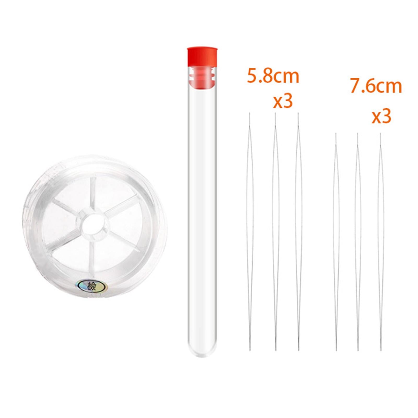 Beading Needles Assorted Size Necklace Threading Tool Thin Needle 6pcs