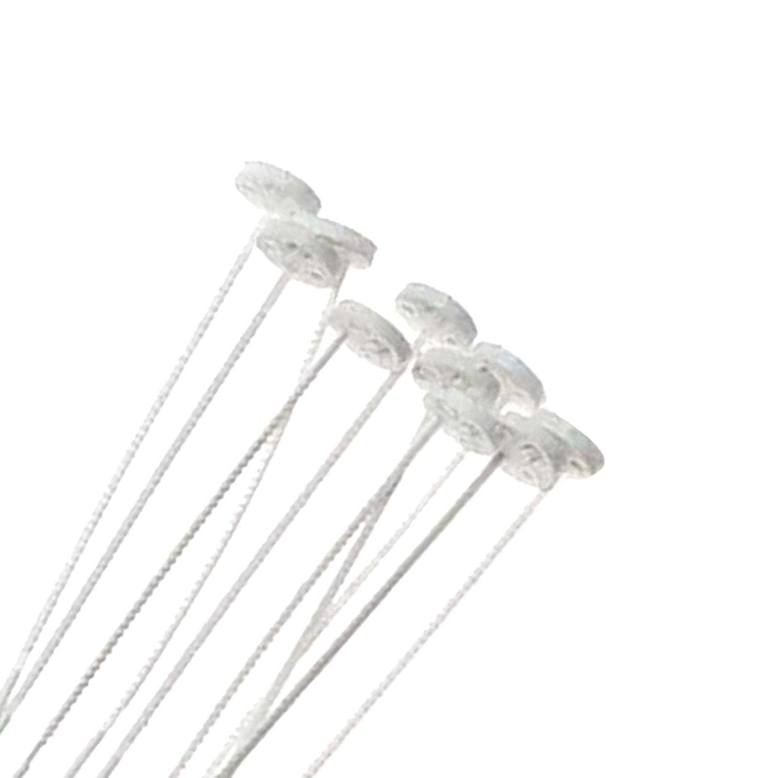 Plastic Quick Button Repair Convenient Needle Return Button Sew White 10pcs