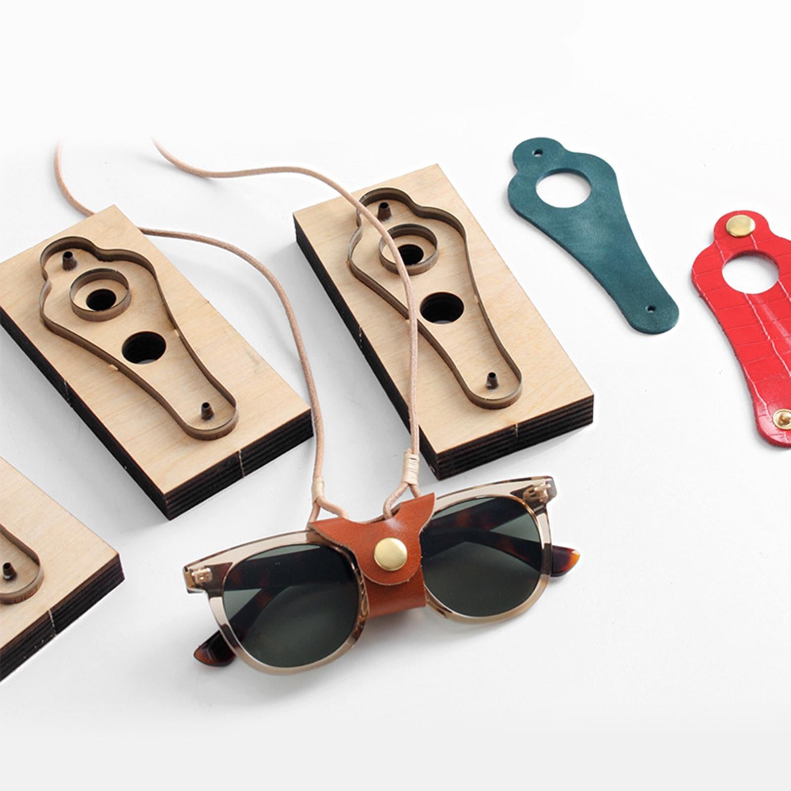Leather Craft Dies Sunglasses Chain Holder Cut Mold Making Stencil Template