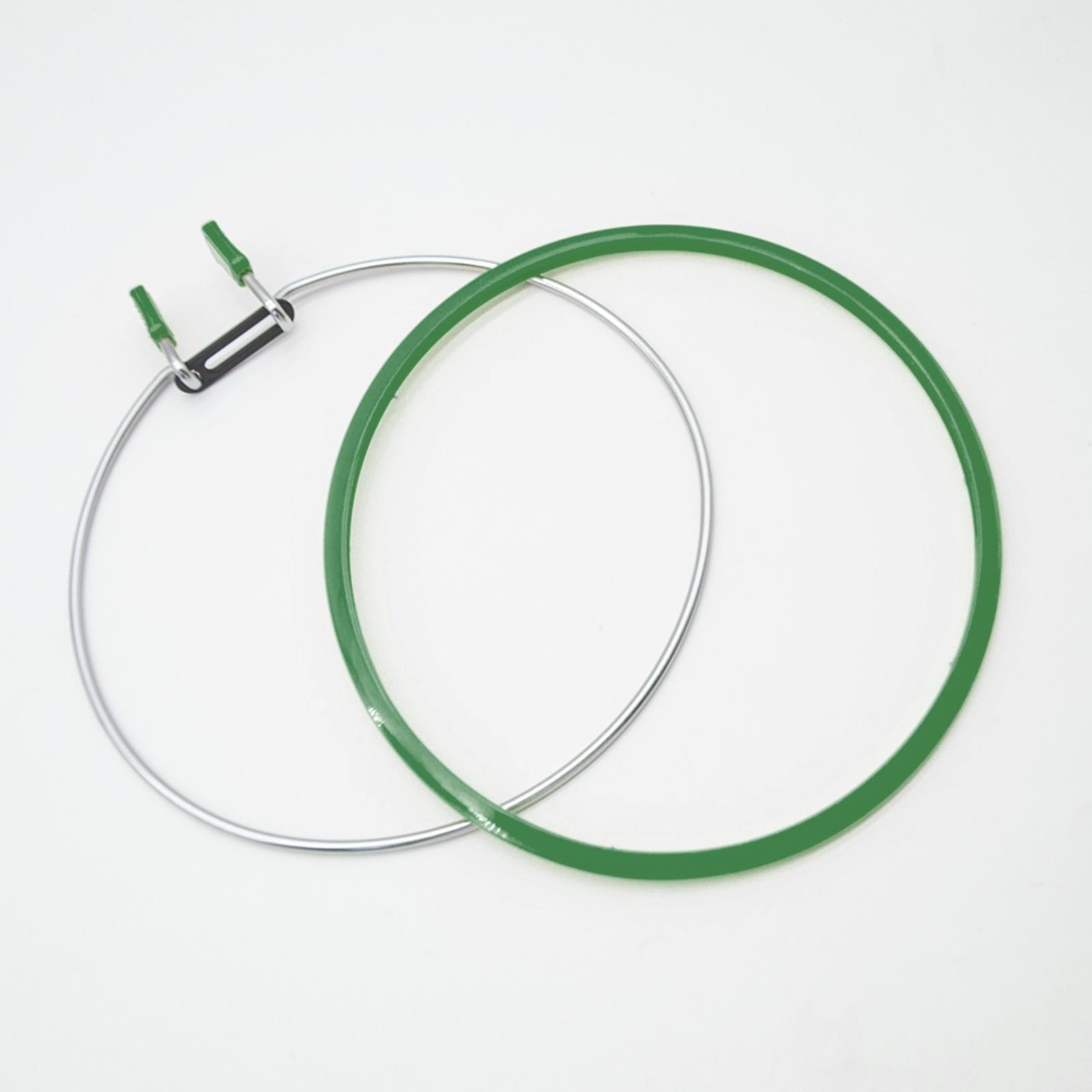 Embroidery Hoop Cross Stitch Spring Tension Frame Adult DIY Display Supplies green
