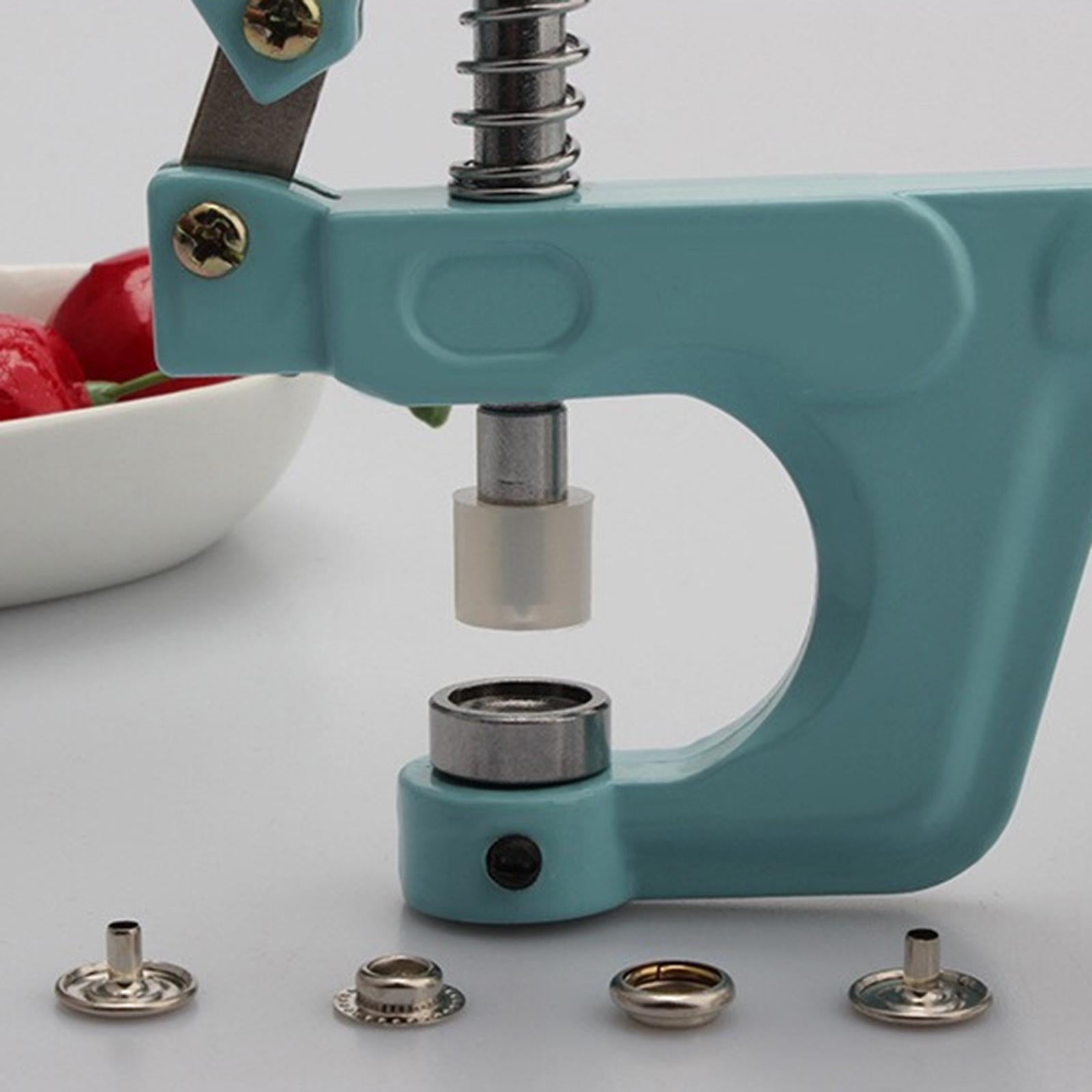 312pcs Snap Button Kit Metal Snaps Studs w/ Pliers Press Tool for Sewing blue