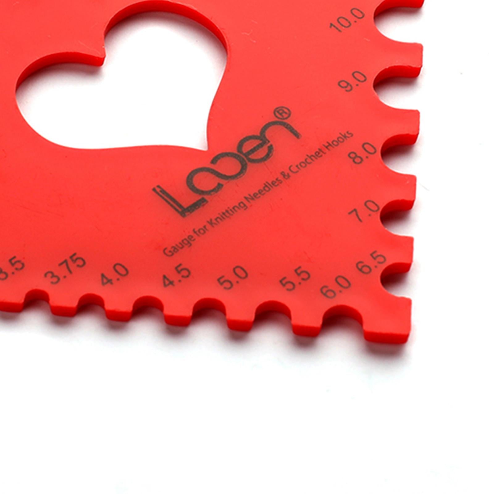 Slide On Knitting And Crochet Gauge 1.5-15MM