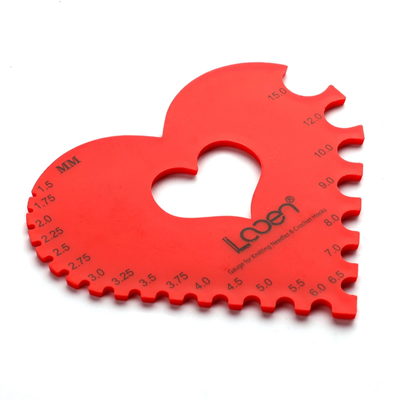 Slide On Knitting And Crochet Gauge 1.5-15MM