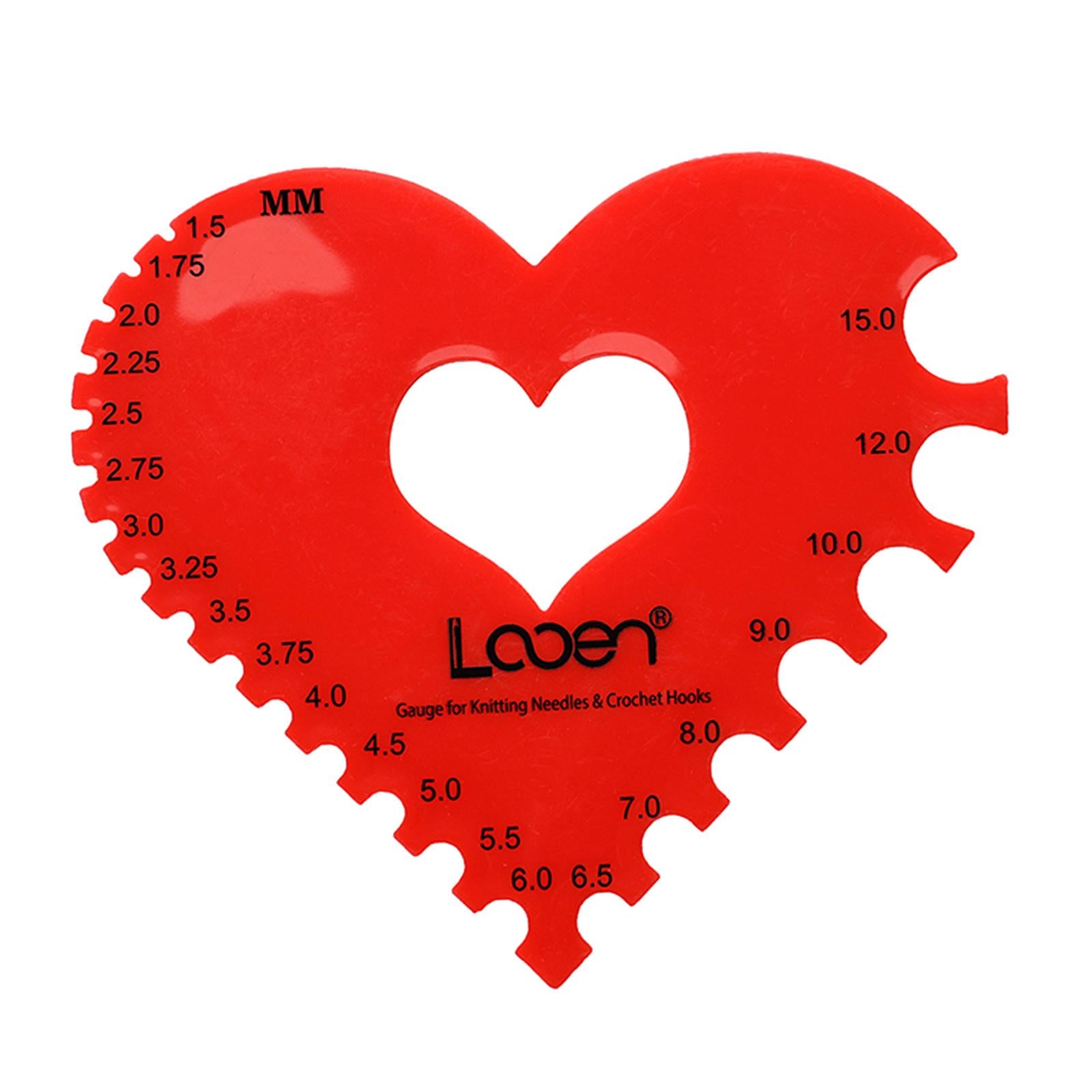 Slide On Knitting And Crochet Gauge 1.5-15MM