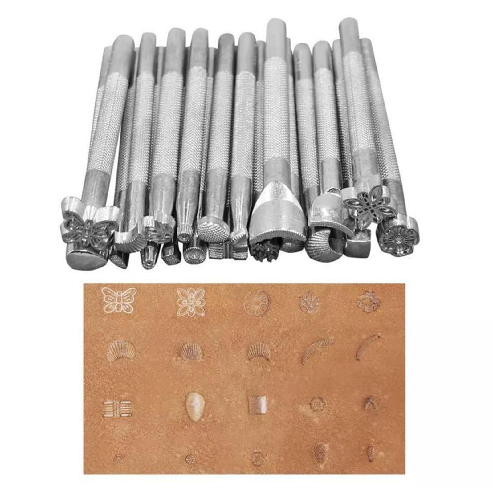 Leather Making Crafting Tools Kit Awl Punching Carving Leathercraft 56pcs