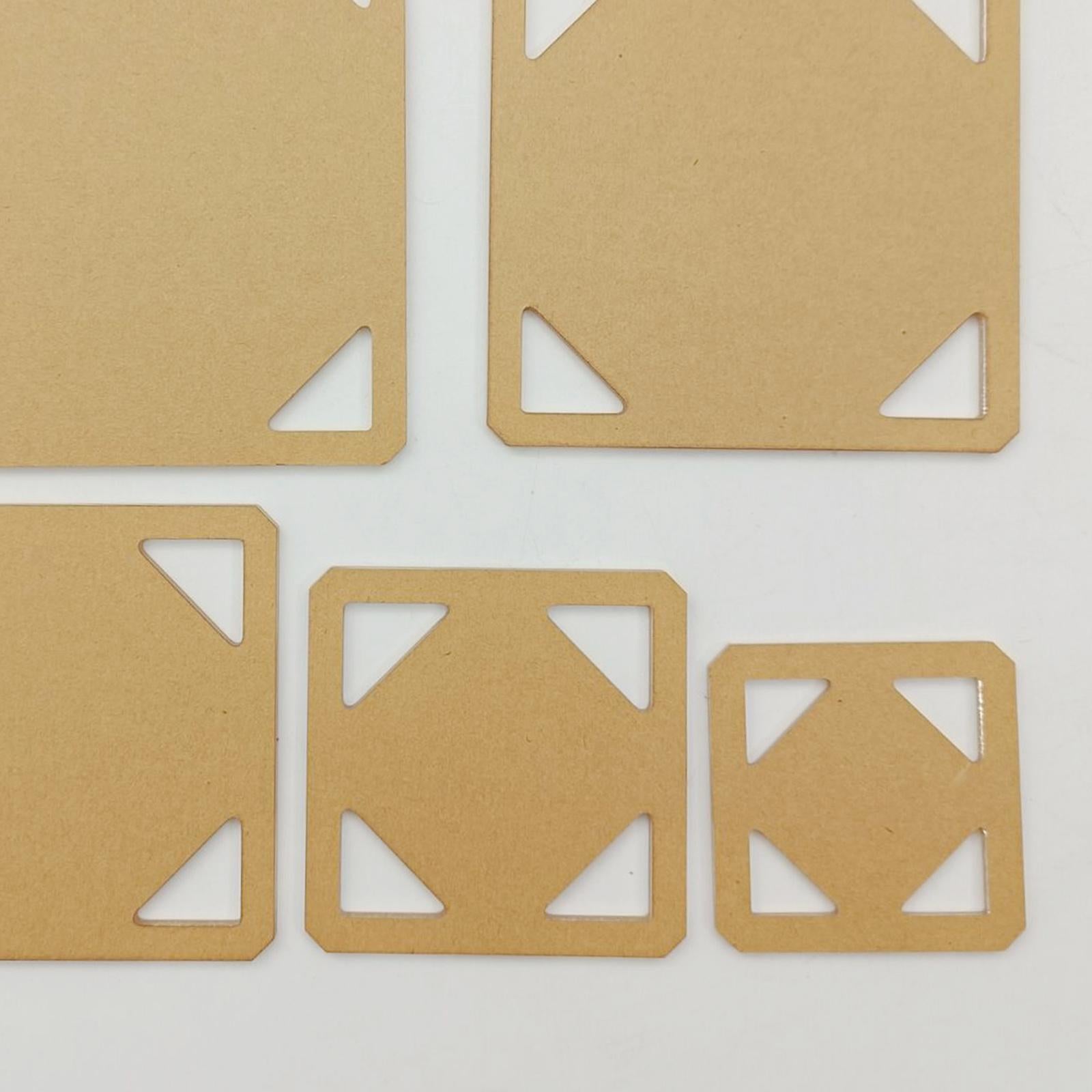 5x Acrylic Quilting Templates Stencil Rulers DIY Tool for Patchwork Square