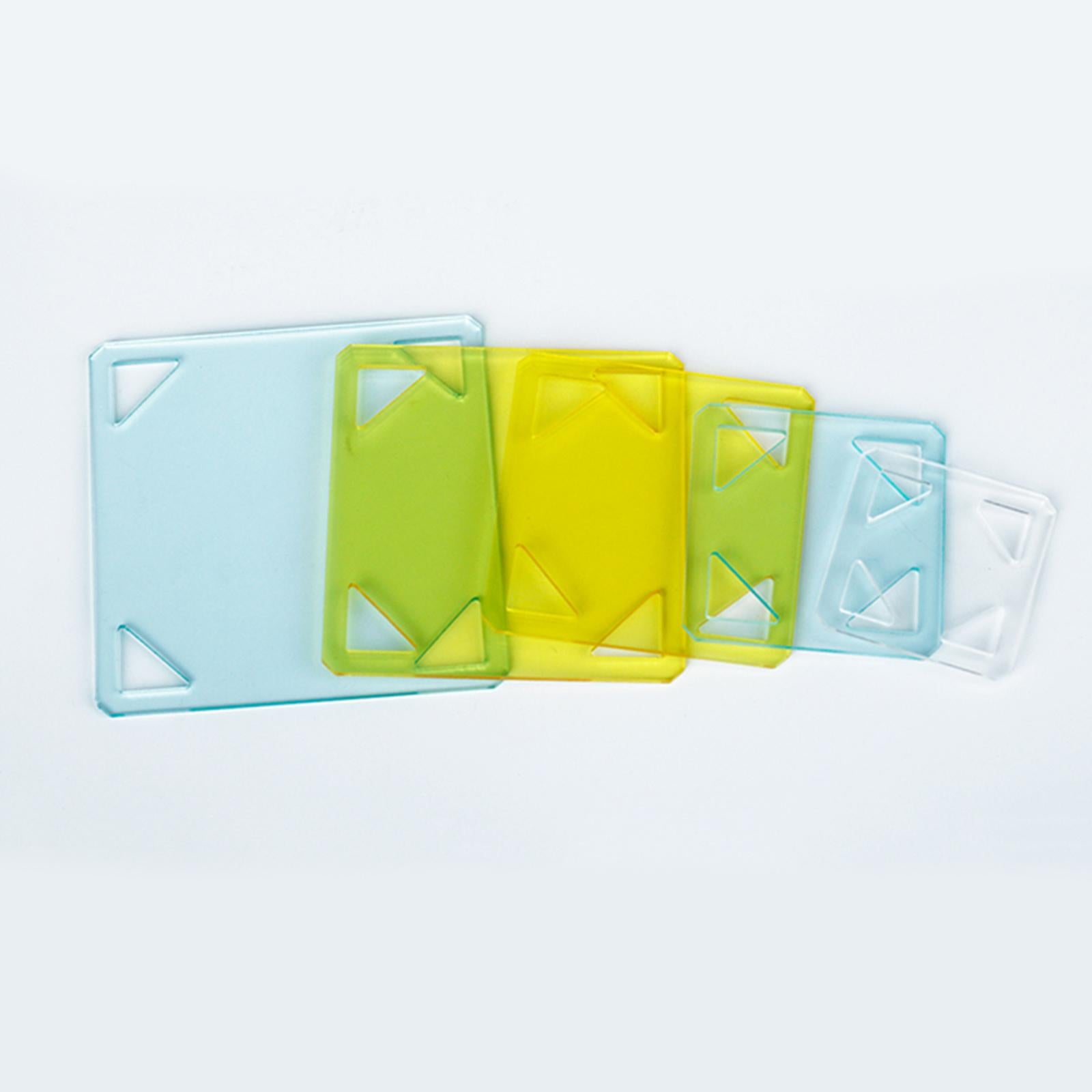 5x Acrylic Quilting Templates Stencil Rulers DIY Tool for Patchwork Square