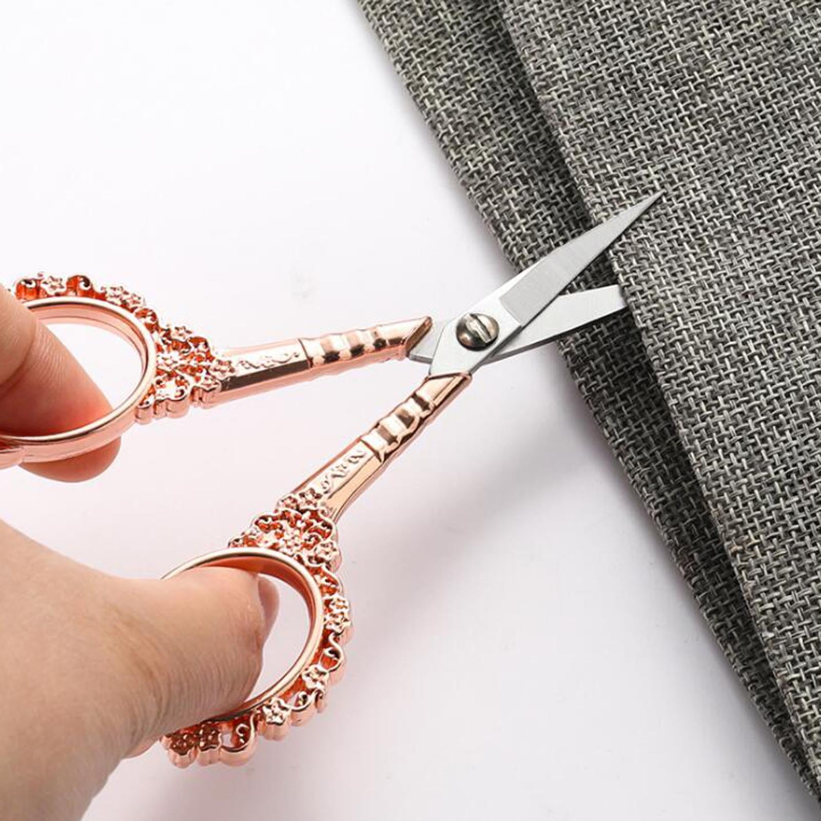 5Pcs European Vintage Embroidery Sewing Tools Kit Scissors Plum Blossom