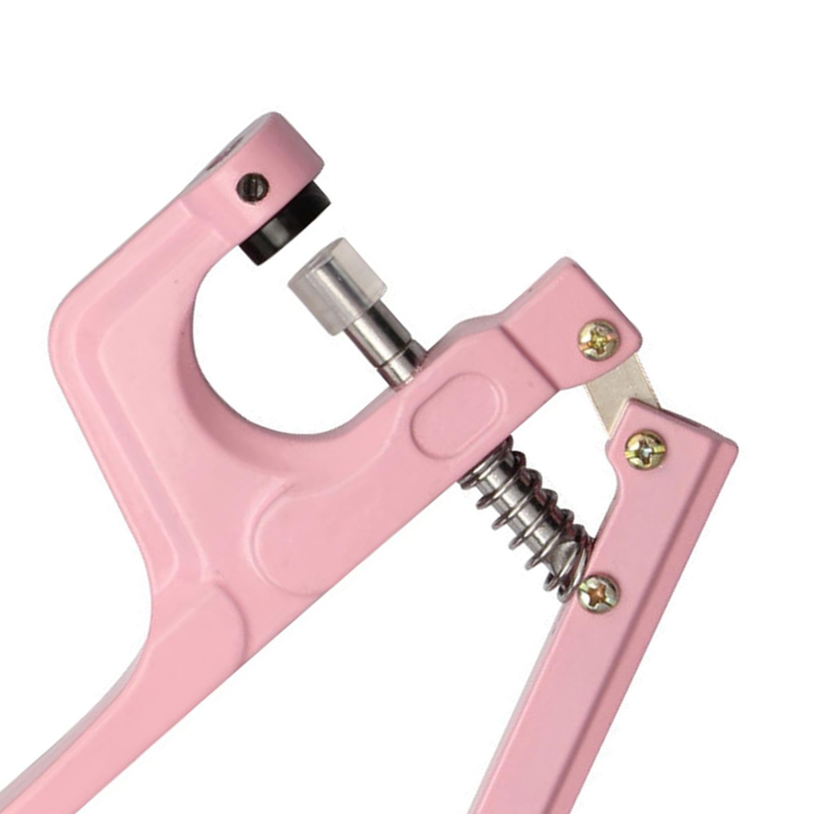 DIY Snap Fastener Pliers for Diaper Bibs Fastening Replacing Repairing Pink
