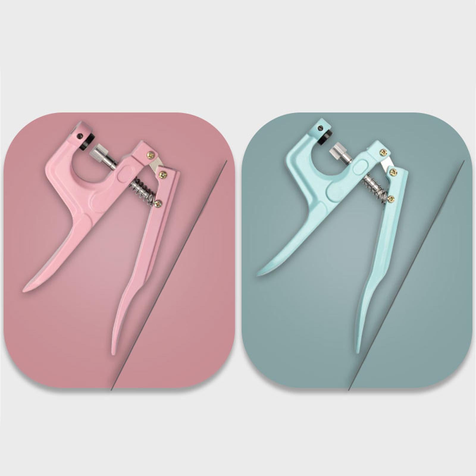 DIY Snap Fastener Pliers for Diaper Bibs Fastening Replacing Repairing Pink