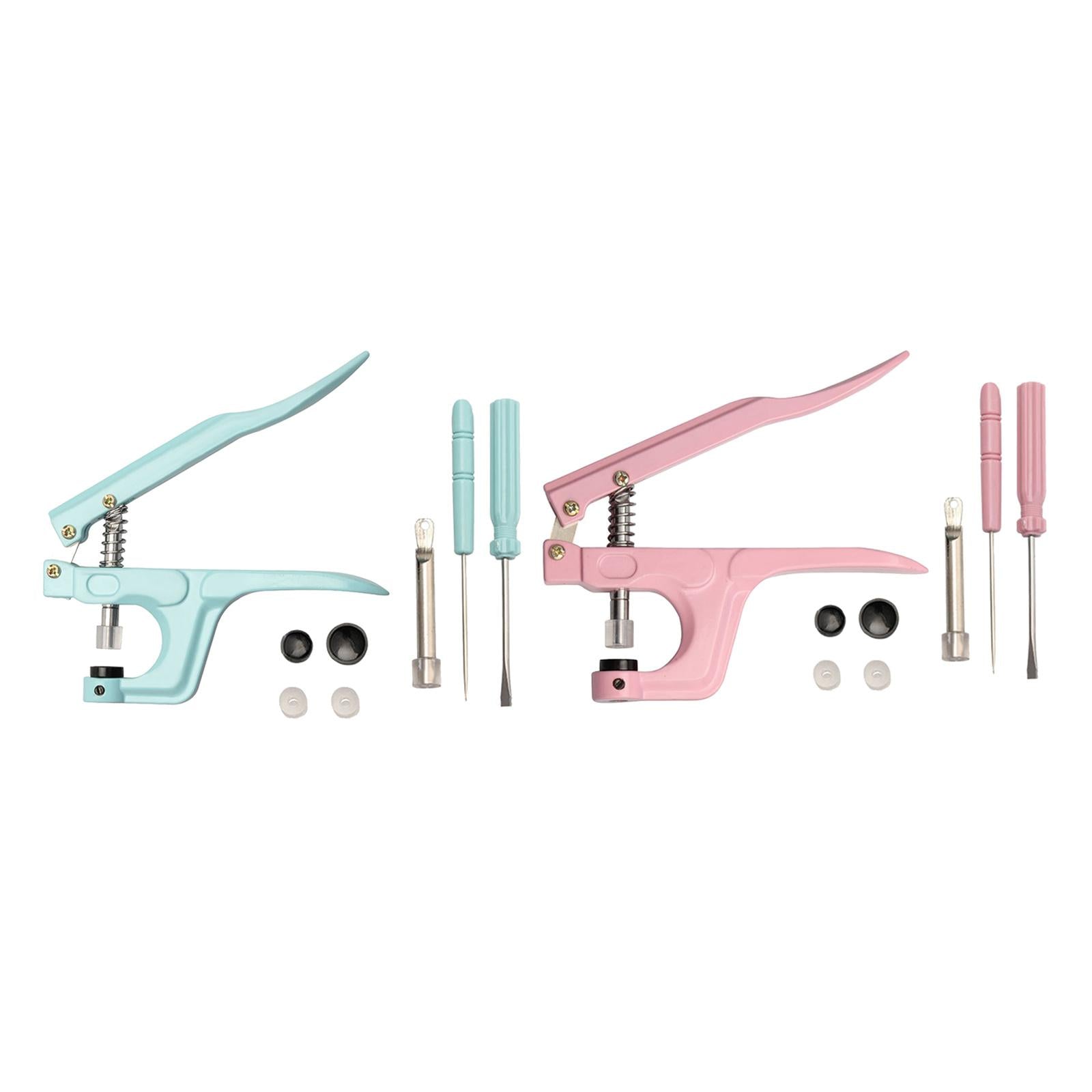DIY Snap Fastener Pliers for Diaper Bibs Fastening Replacing Repairing Pink