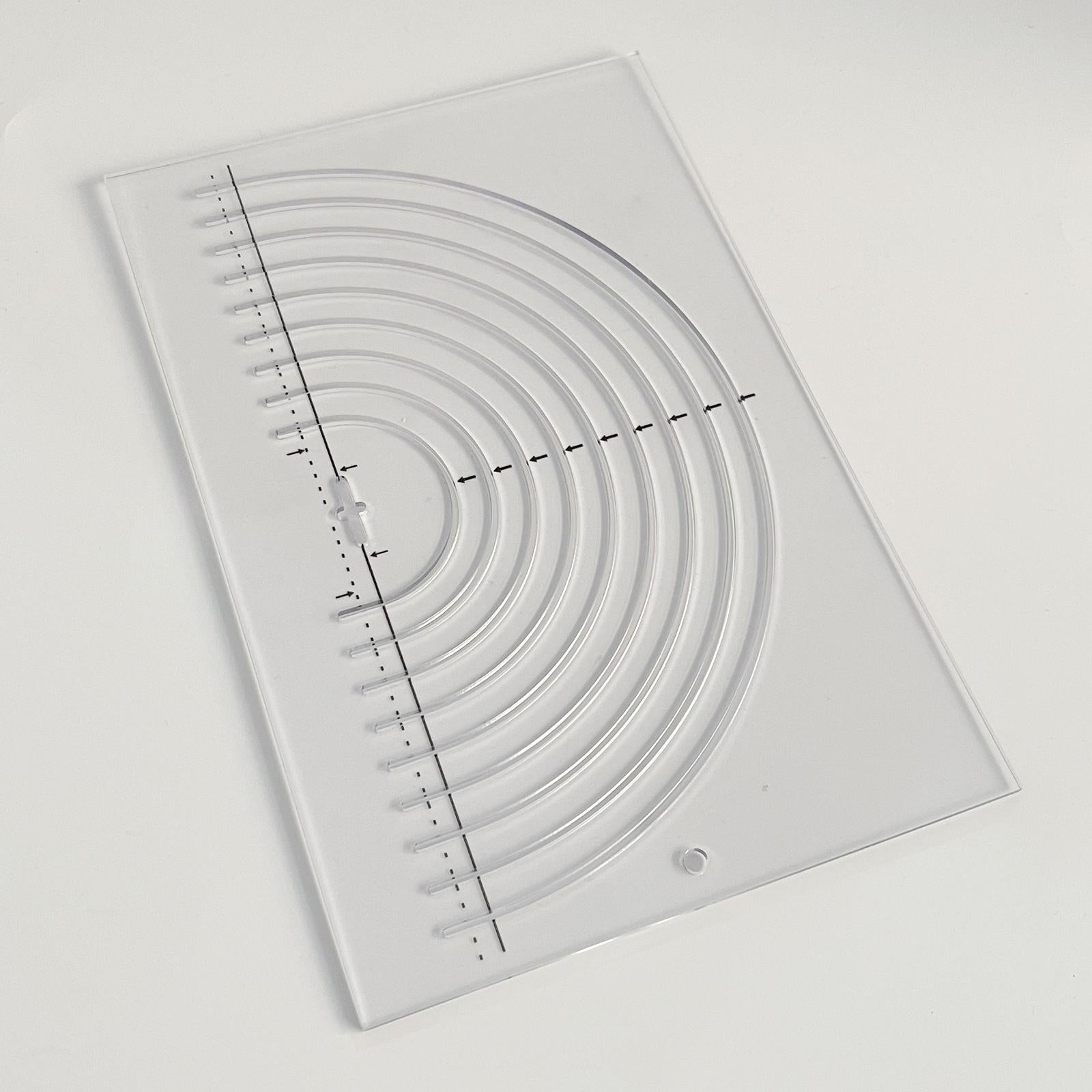 T-Shirt Guide Ruler Alignment Tool Quilting Templates 20.5x13.5cm