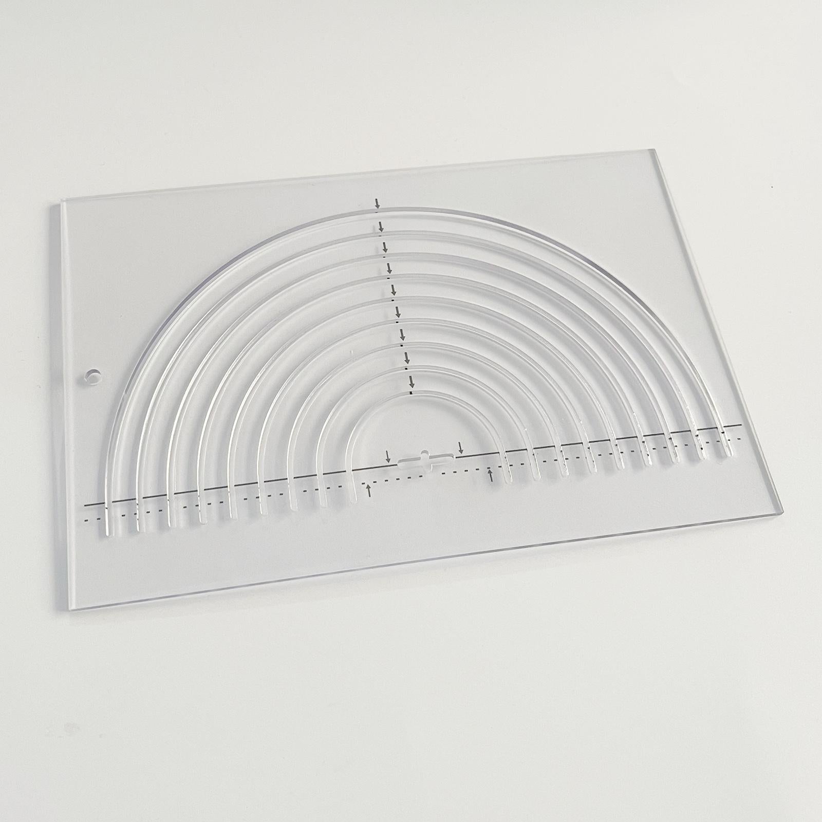T-Shirt Guide Ruler Alignment Tool Quilting Templates 20.5x13.5cm