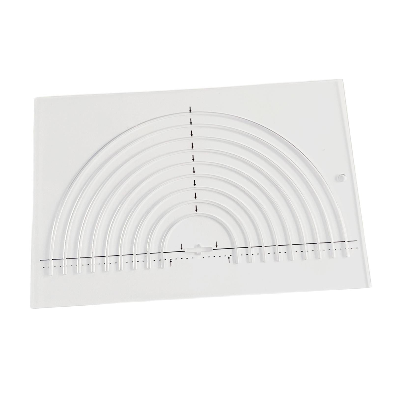 T-Shirt Guide Ruler Alignment Tool Quilting Templates 20.5x13.5cm