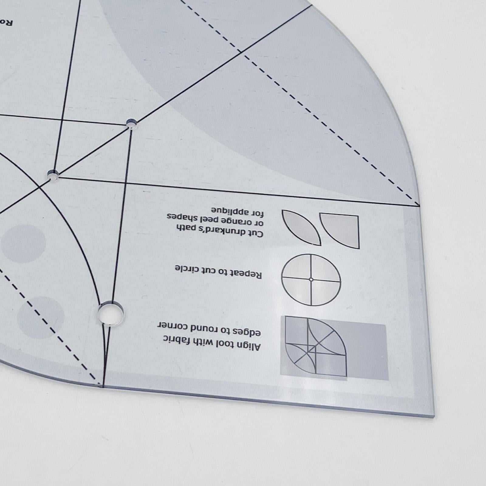 T-Shirt Guide Ruler Alignment Tool Quilting Templates 21.5x21.5cm
