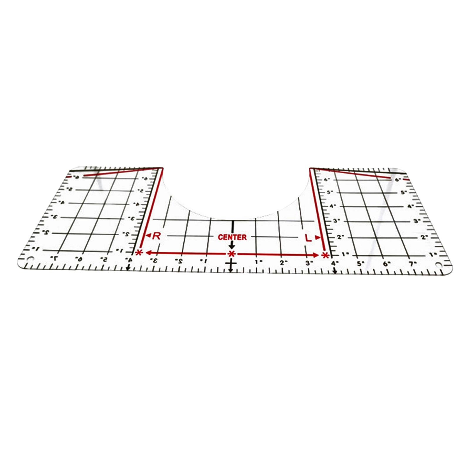 T-shirt Alignment Ruler Tool Guide Silhouette T-shirt Designs DIY