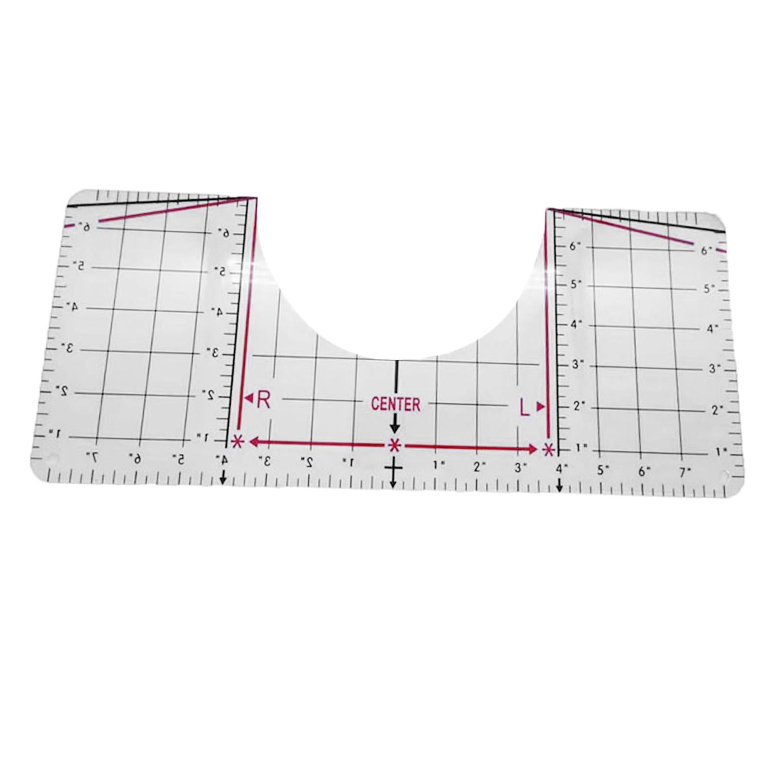 T-shirt Alignment Ruler Tool Guide Silhouette T-shirt Designs DIY