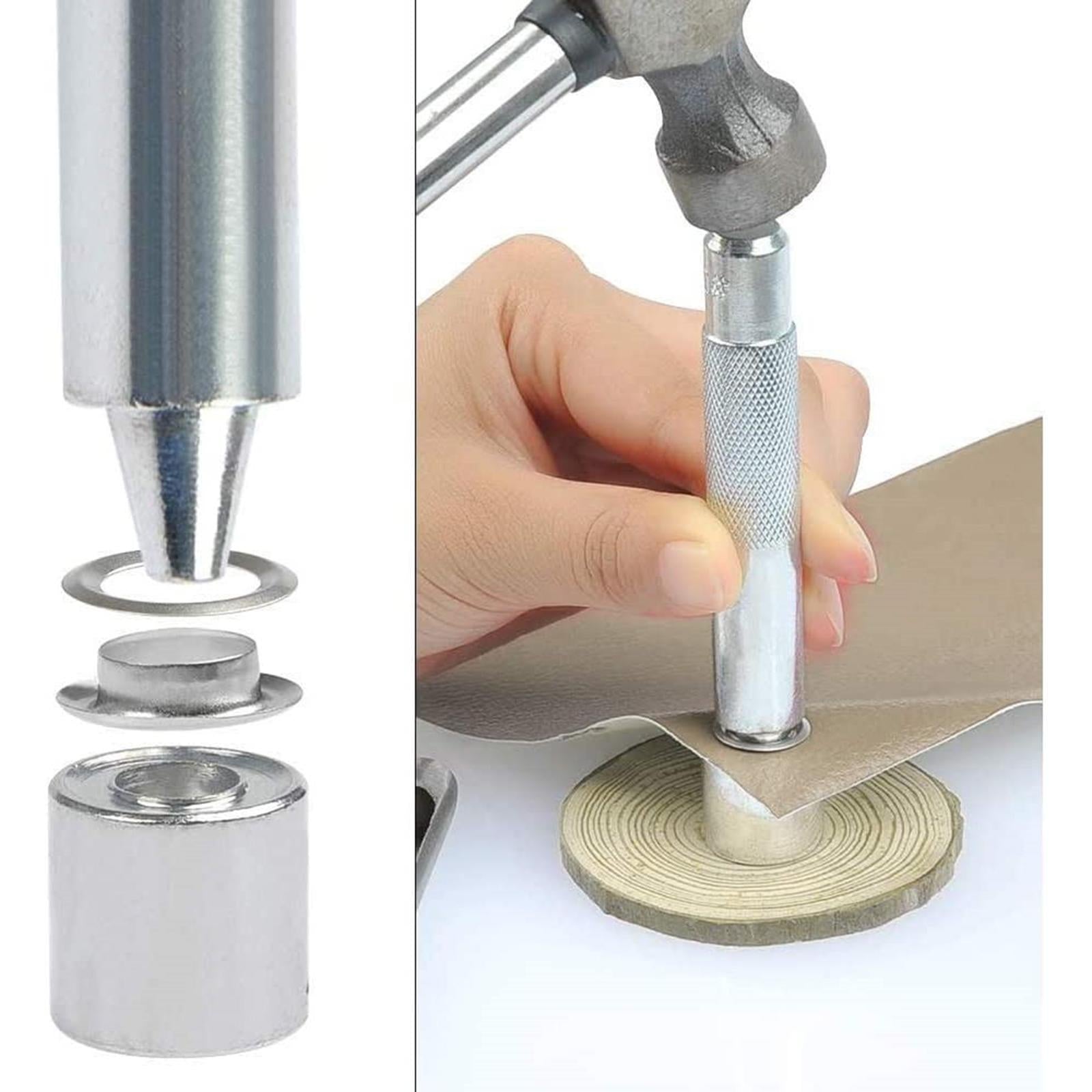 12mm Grommets Eyelets with Washer Grommet Setting Tool Eyelet Setter Kits