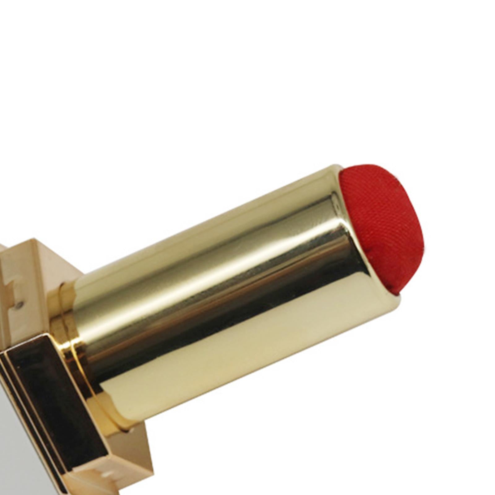 Sewing Pincushion Decorative Lipstick Embroidery Pin Cushion Holder White