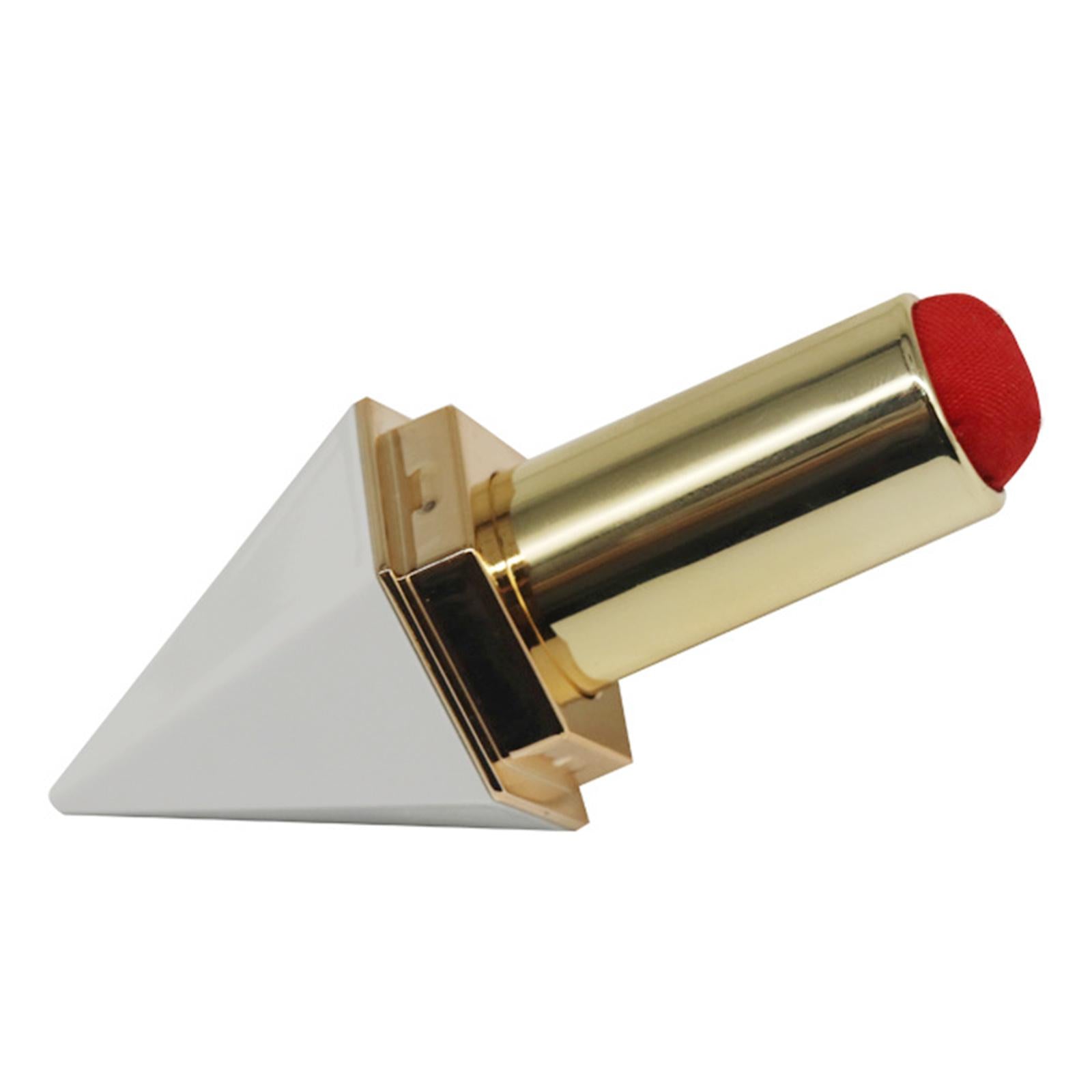 Sewing Pincushion Decorative Lipstick Embroidery Pin Cushion Holder White