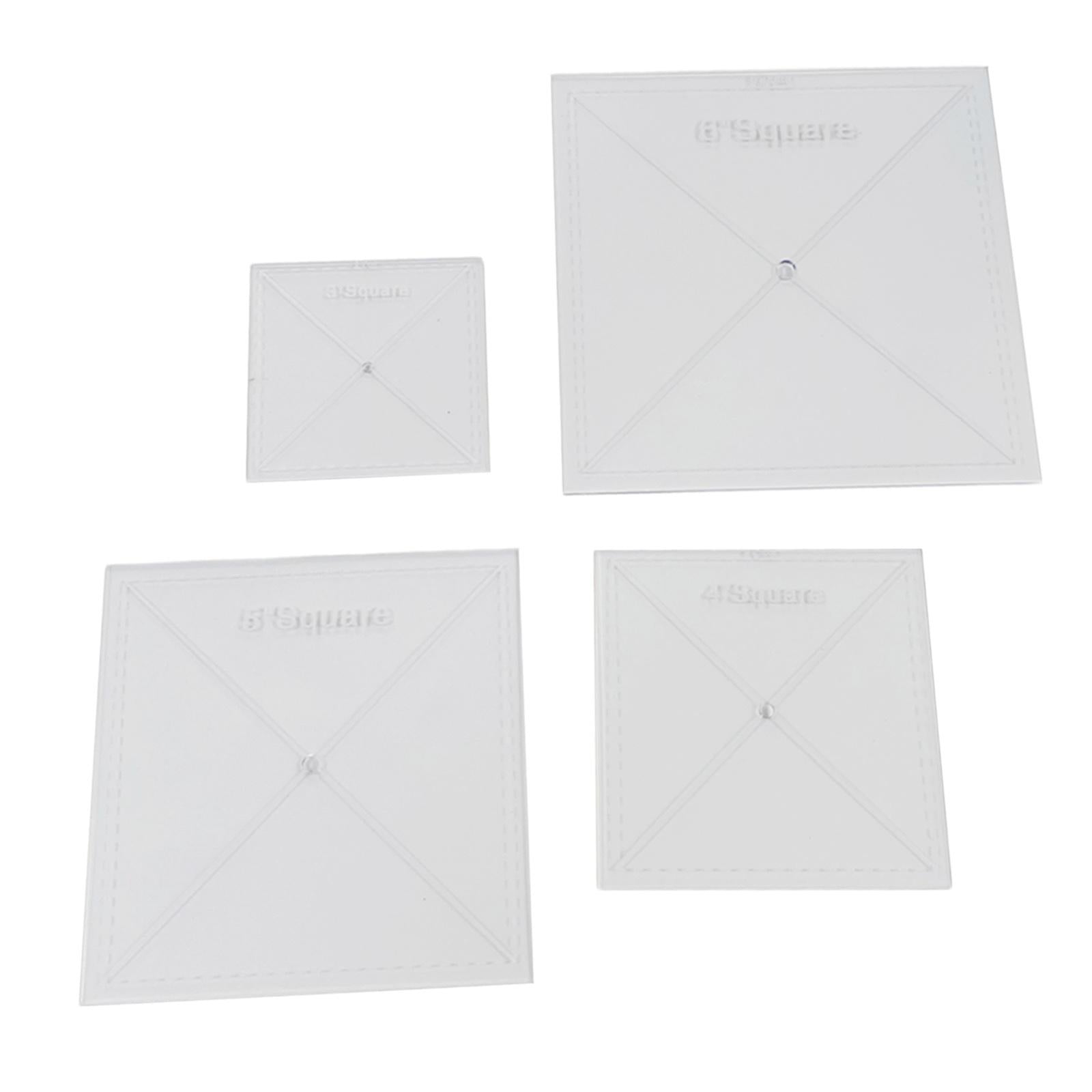 Quilting Embroidery Templates Home Reusable Hand Machine Quilting Patchwork Square