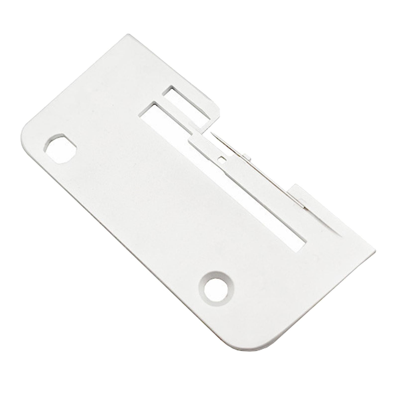 8.2x4.1cm Sewing Machine Needle Plate Replacement White Parts Attachment