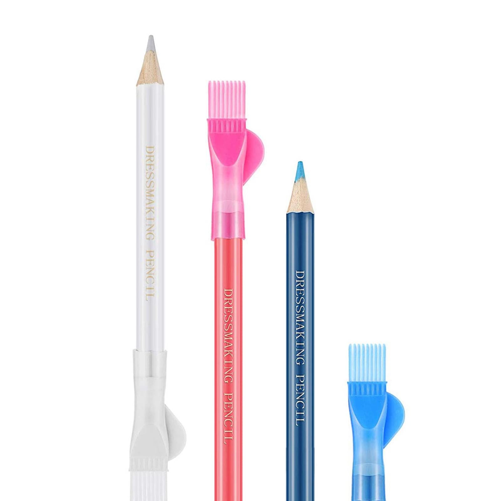 4x Heat Erasable Pen Heat Erase Pen 4 Colors Refills Dressmaking Chalks Tool