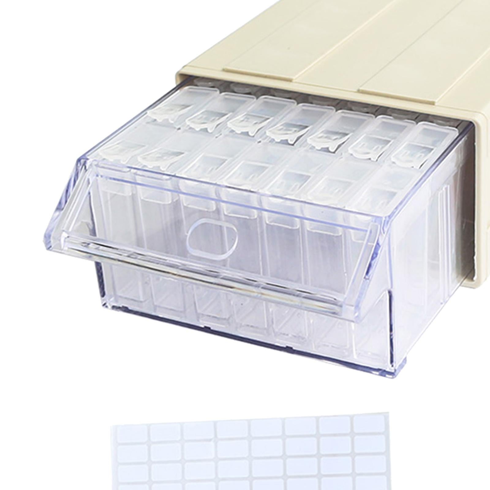 35 Grids Acrylic Diamond Storage Box Drill Nail Art Organizer Case for Salon