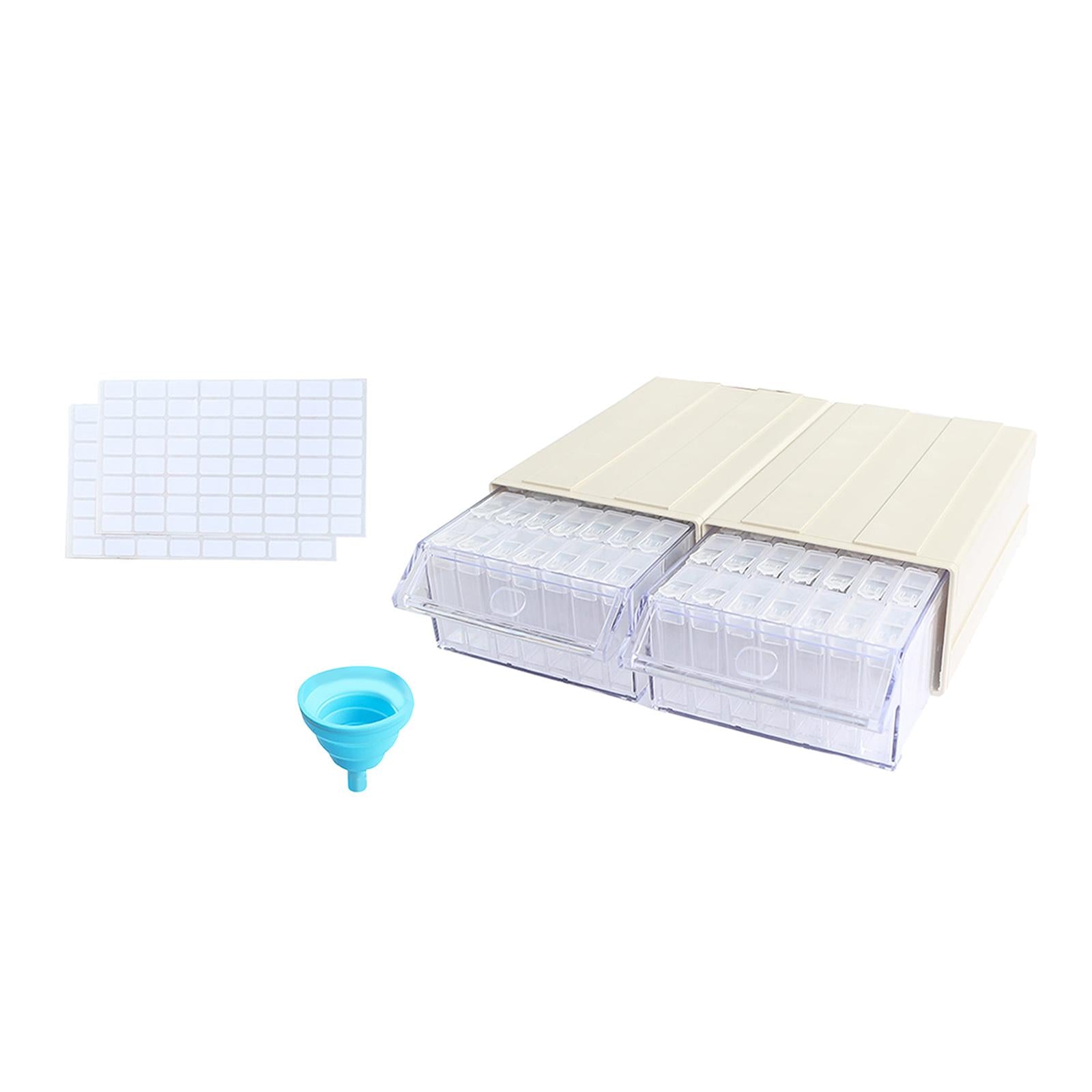 70 Grids Acrylic Diamond Storage Box Portable Drill Nail Art Organizer Case