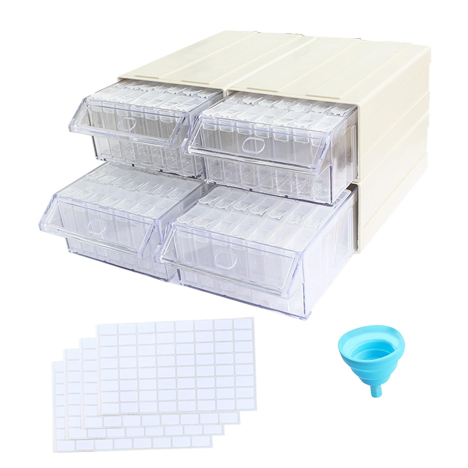 140 Grids Acrylic Diamond Storage Box Portable Drill Nail Art Organizer Case