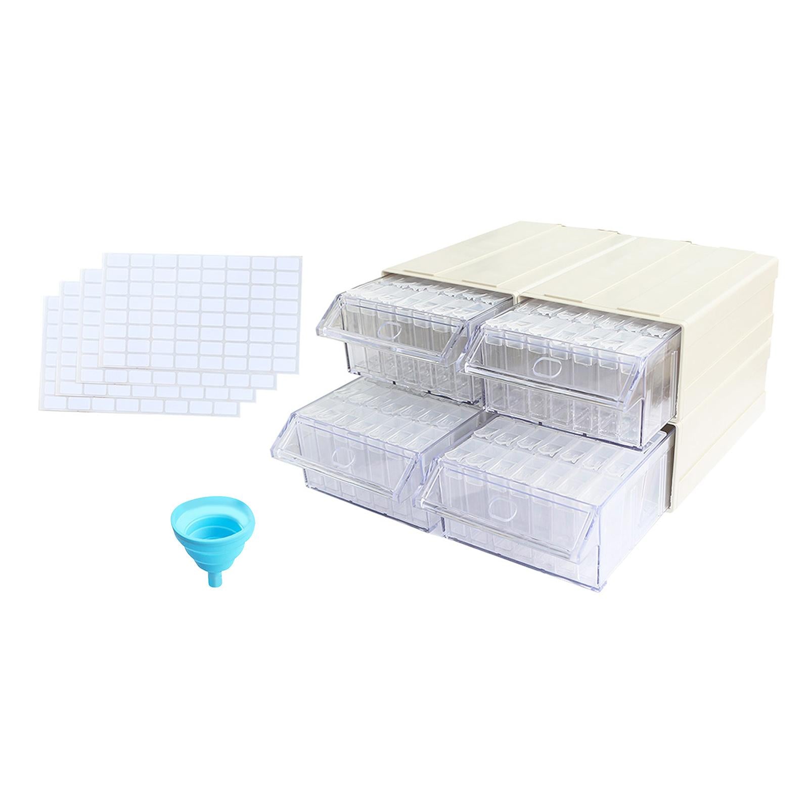 140 Grids Acrylic Diamond Storage Box Portable Drill Nail Art Organizer Case