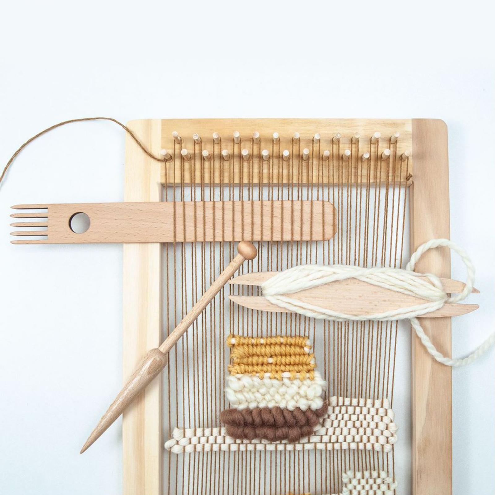 5pcs/6pcs Weaving Loom Tools Knitted Crochet Needle Set for Rug 5 Pieces