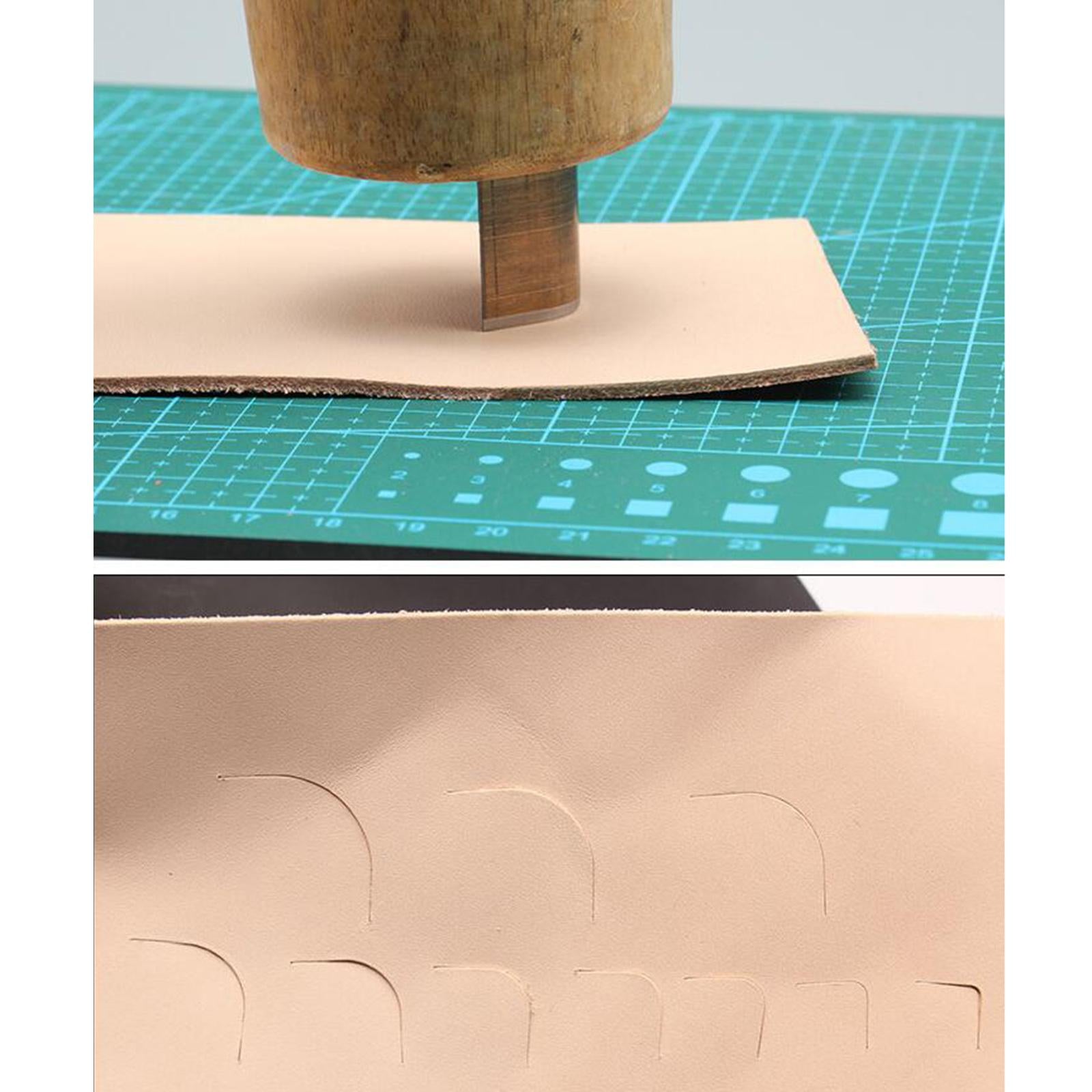 10 Pcs Wallet Bag DIY Corner Round Hand Punch Tools Leather Craft Hand Tool