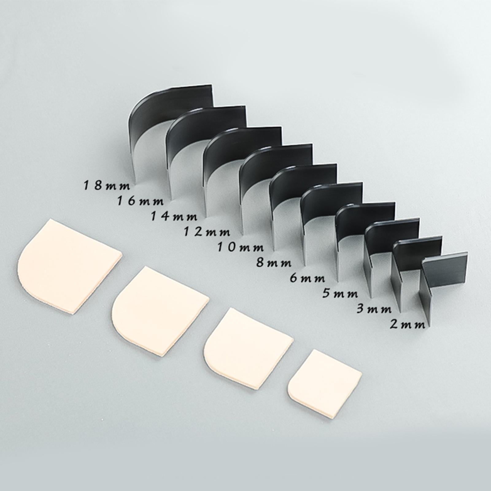 10 Pcs Wallet Bag DIY Corner Round Hand Punch Tools Leather Craft Hand Tool