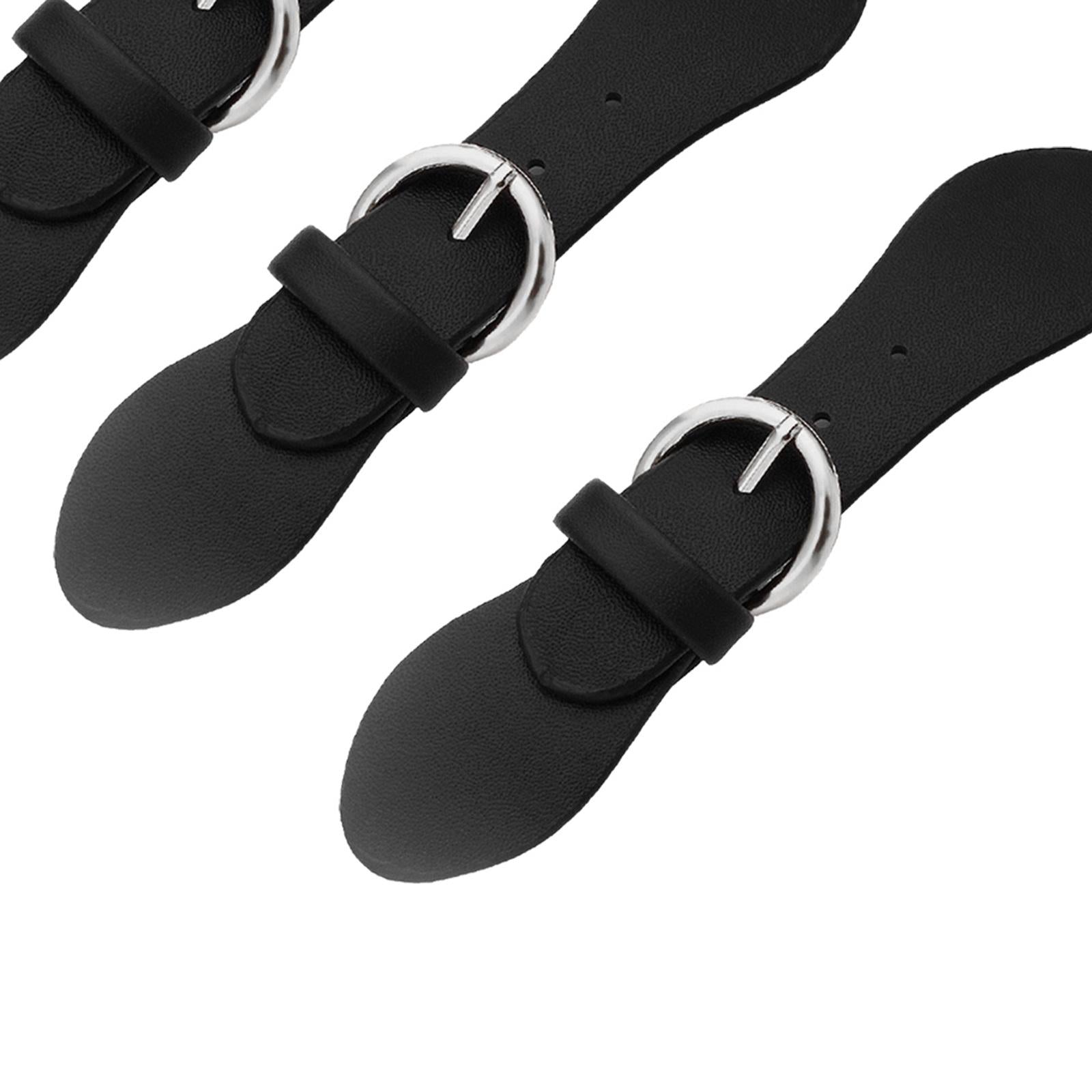 Snap Sew-on Toggles Closures PU Leather Craft Sewing Accessories Silver